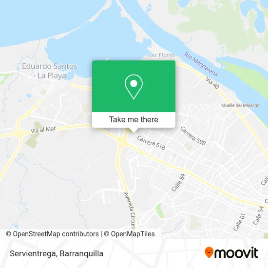 Servientrega map