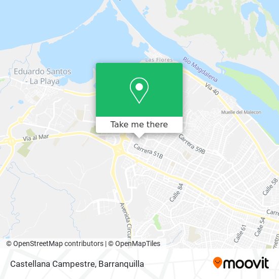 Mapa de Castellana Campestre
