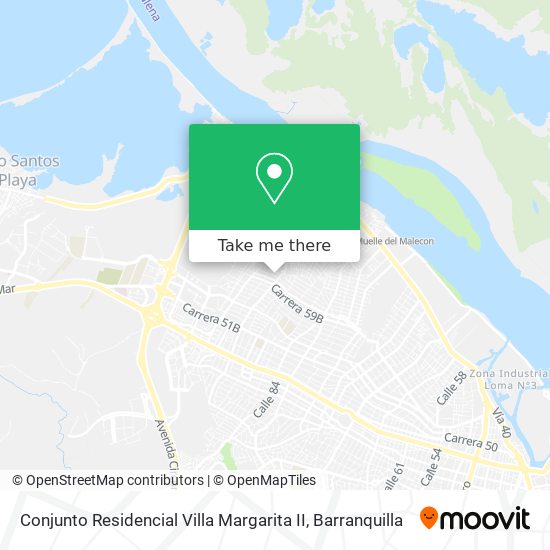 Conjunto Residencial Villa Margarita II map