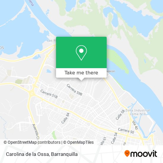 Carolina de la Ossa map