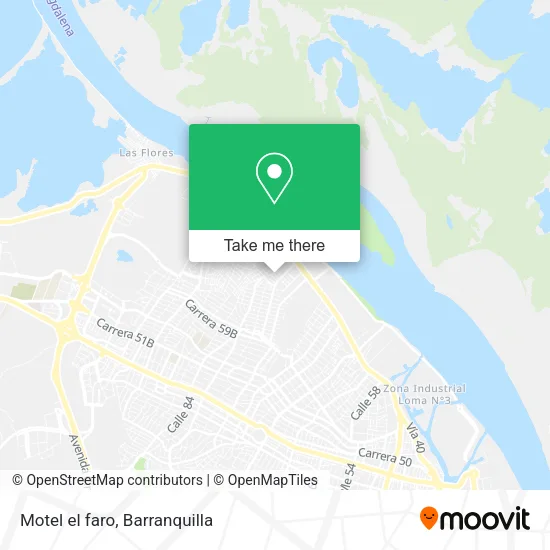 Motel el faro map