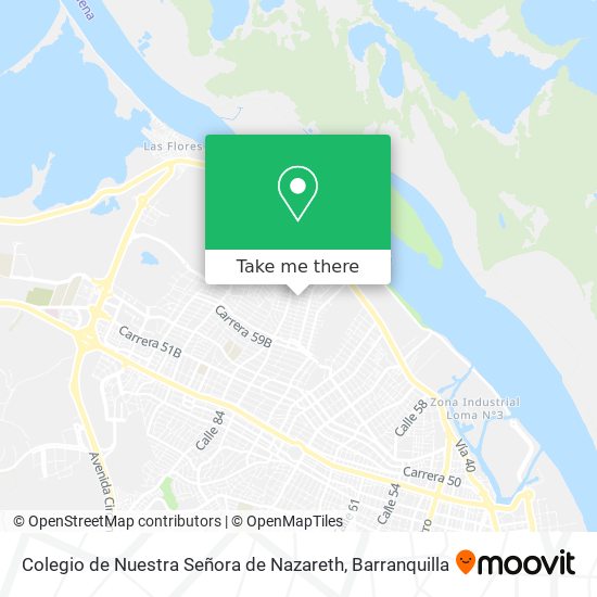Colegio de Nuestra Señora de Nazareth map