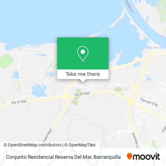 Conjunto Residencial Reserva Del Mar map