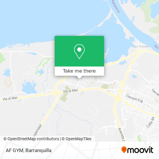 Mapa de AF GYM