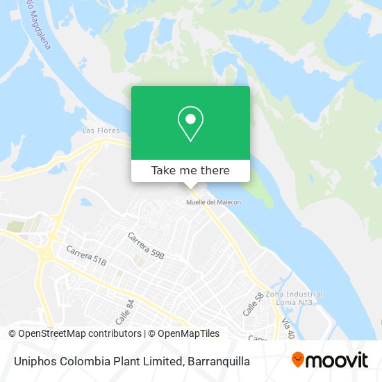 Uniphos Colombia Plant Limited map