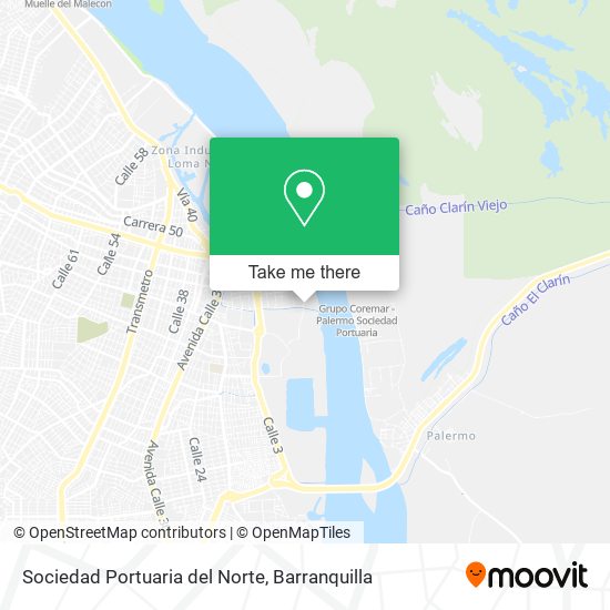 Sociedad Portuaria del Norte map