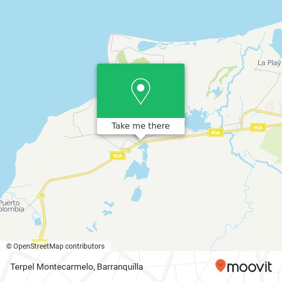 Terpel Montecarmelo map