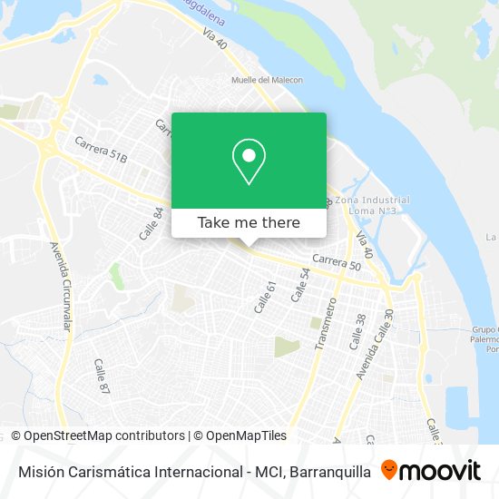 Misión Carismática Internacional - MCI map