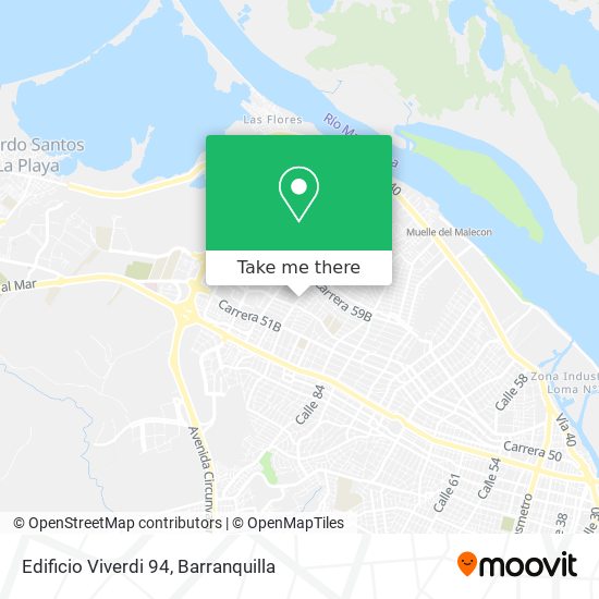 Edificio Viverdi 94 map