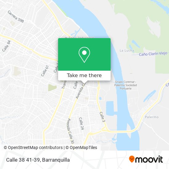 Mapa de Calle 38 41-39