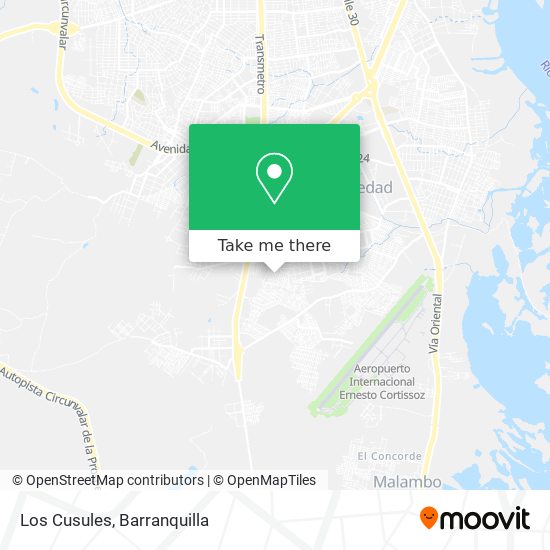 Mapa de Los Cusules