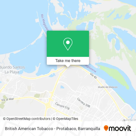 British American Tobacco - Protabaco map