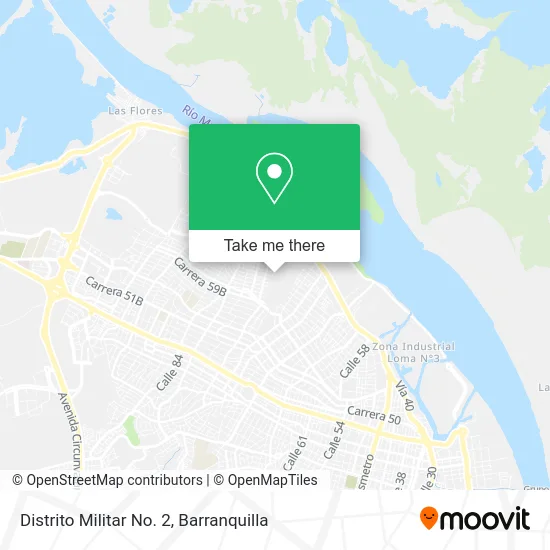 Distrito Militar No. 2 map