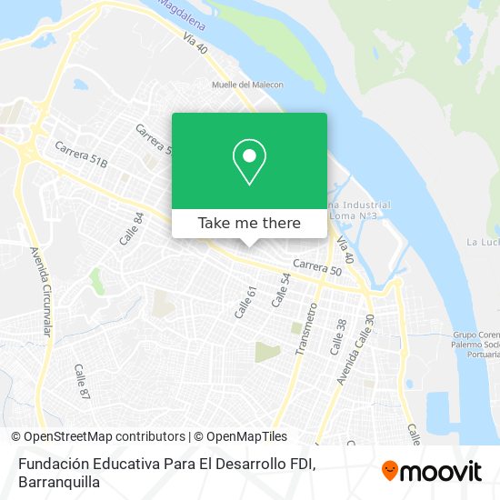 Fundación Educativa Para El Desarrollo FDI map