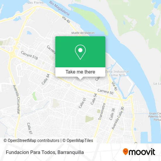 Fundacion Para Todos map