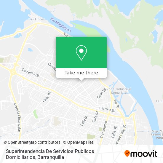 Superintendencia De Servicios Publicos Domiciliarios map