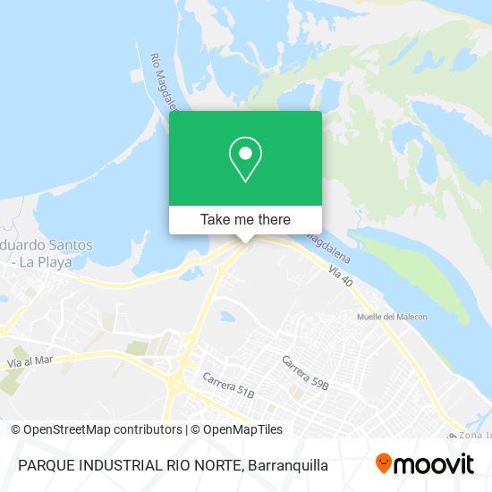 PARQUE INDUSTRIAL RIO NORTE map