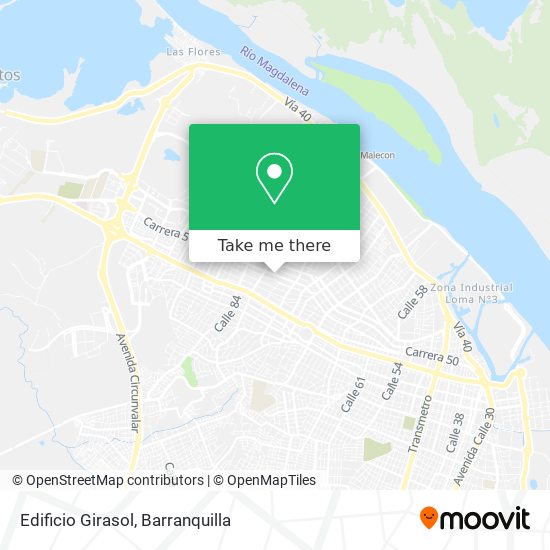 Mapa de Edificio Girasol