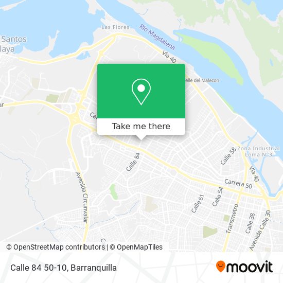 Calle 84 50-10 map