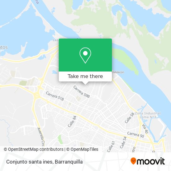 Mapa de Conjunto santa ines