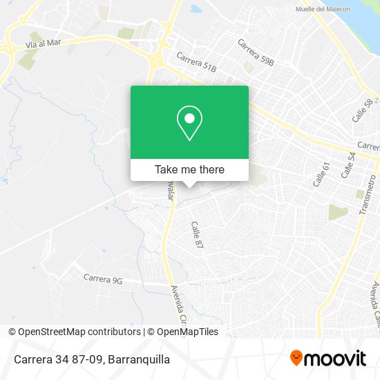 Mapa de Carrera 34 87-09
