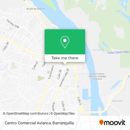 Centro Comercial Avianca map