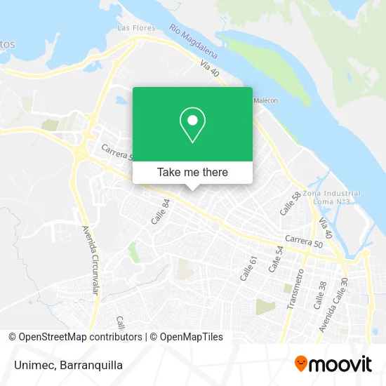 Unimec map