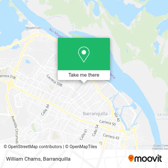 William Chams map