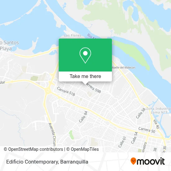 Edificio Contemporary map