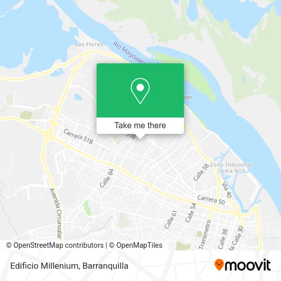 Mapa de Edificio Millenium