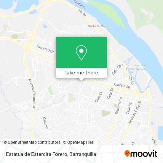 Estatua de Estercita Forero map
