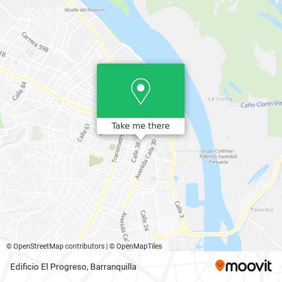 Edificio El Progreso map