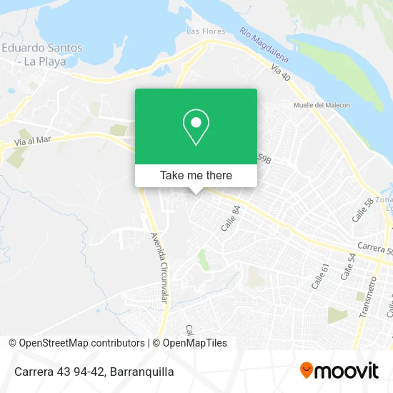 Carrera 43 94-42 map