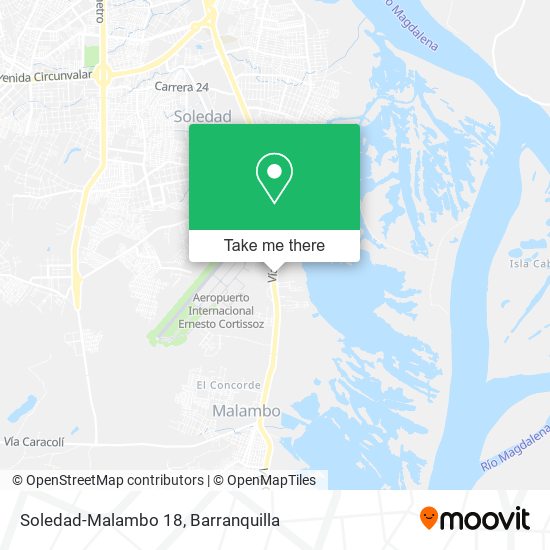 Soledad-Malambo 18 map