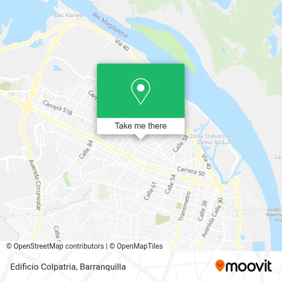Edificio Colpatria map