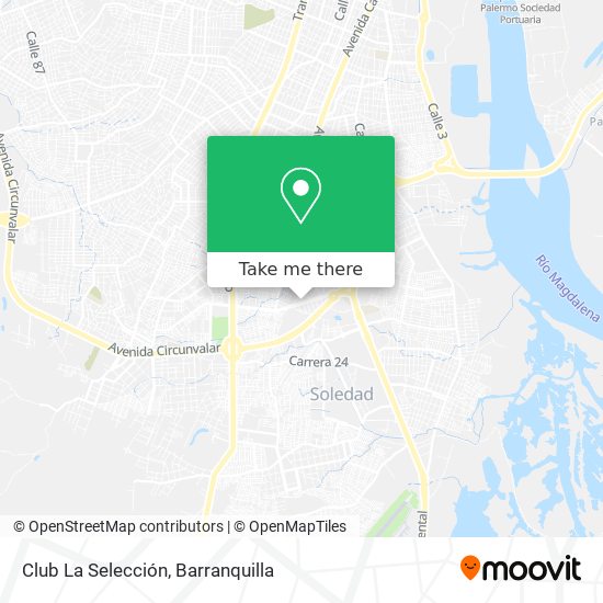Mapa de Club La Selección