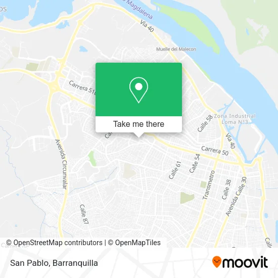 Mapa de San Pablo