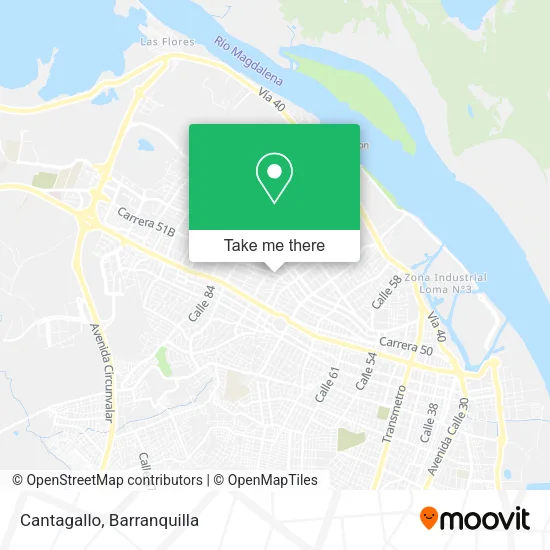 Cantagallo map