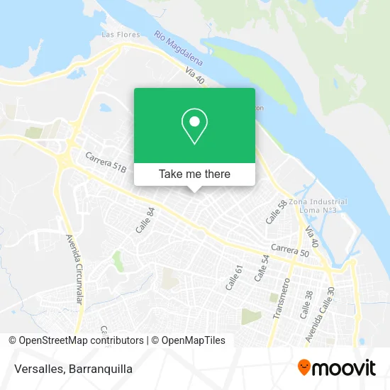 Versalles map
