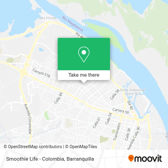 Smoothie Life - Colombia map