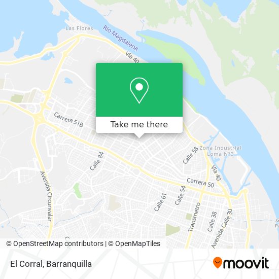 Mapa de El Corral