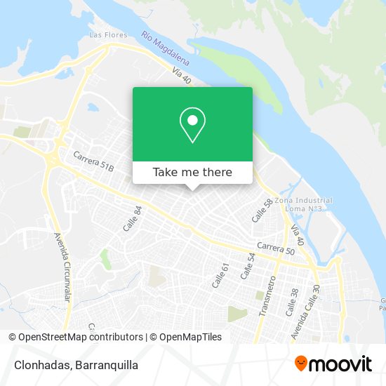 Mapa de Clonhadas