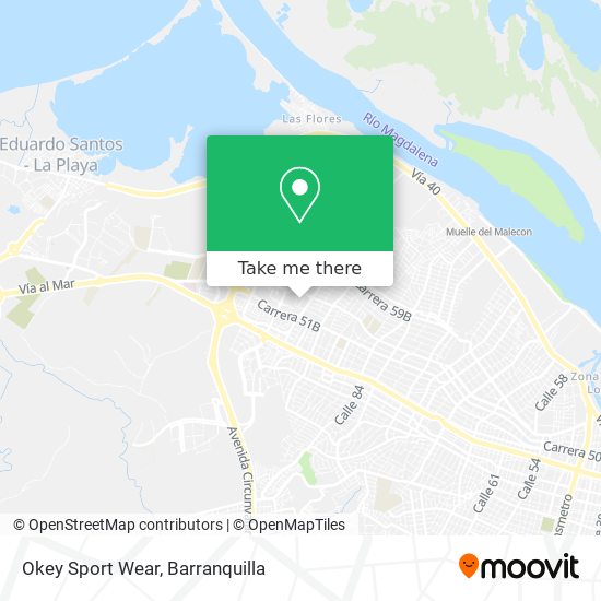 Okey Sport Wear map