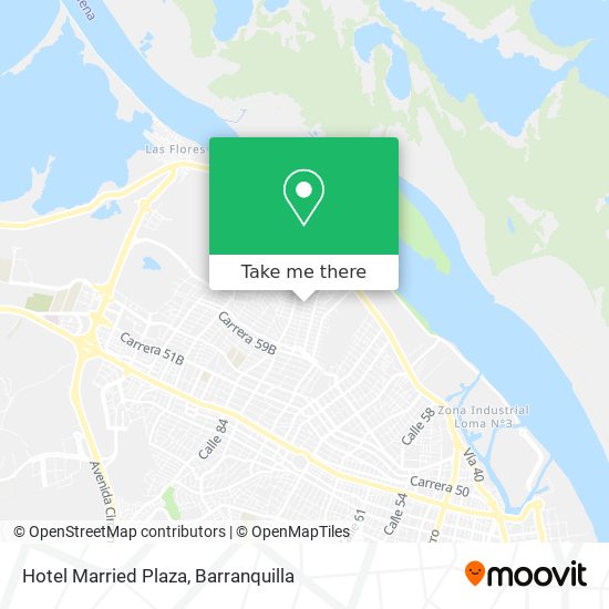 Mapa de Hotel Married Plaza