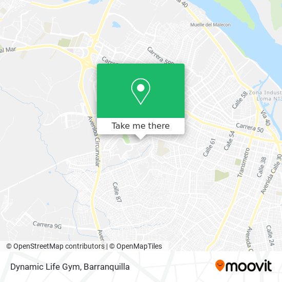 Dynamic Life Gym map