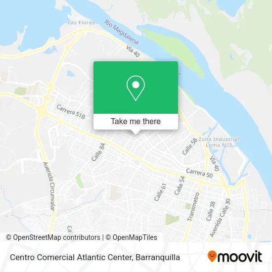 Centro Comercial Atlantic Center map