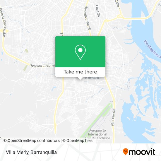 Mapa de Villa Merly