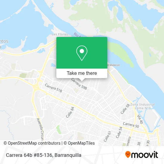 Mapa de Carrera 64b #85-136
