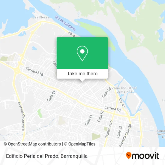 Edificio Perla del Prado map