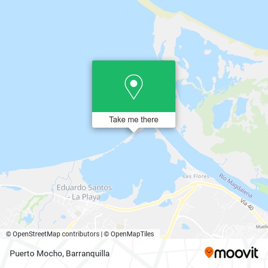 Puerto Mocho map